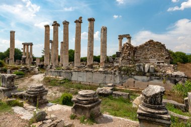 Aydın - Türkiye. Haziran 03, Aphrodisias Antik Şehir. Karacasu, Aydın - Türkiye. Aşk tanrıçası Afrodit 'e adanmış antik Aphrodias kenti de Helenistik bir şehirdi. 