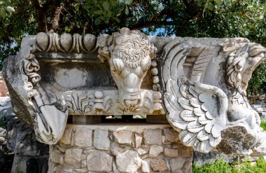 Didim, Aydın - Türkiye. 16 Mart 2018. Aydın 'ın Didim kentindeki Apollo Tapınağı - Türkiye