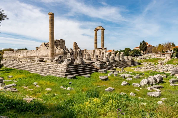 Didim, Aydın - Türkiye. 16 Mart 2018. Aydın 'ın Didim kentindeki Apollo Tapınağı - Türkiye