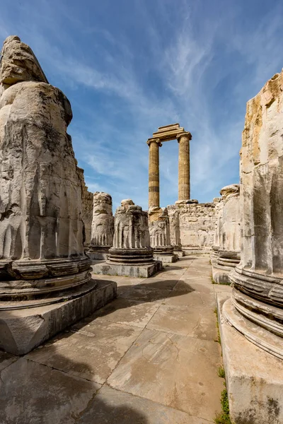 Didim Aydin Turquia Março 2018 Templo Apolo Didyma Didim Aydin — Fotografia de Stock