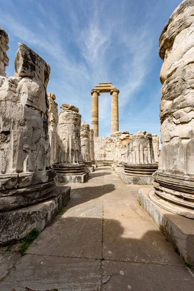 Didim Aydin Turquia Março 2018 Templo Apolo Didyma Didim Aydin — Fotografia de Stock