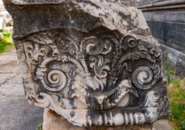 Didim, Aydın - Türkiye. 16 Mart 2018. Aydın 'ın Didim kentindeki Apollo Tapınağı - Türkiye
