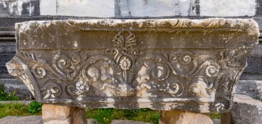 Didim, Aydın - Türkiye. 16 Mart 2018. Aydın 'ın Didim kentindeki Apollo Tapınağı - Türkiye