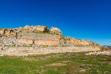 Fethiye, Mugla - Türkiye. 30 Ocak 2018. Tlos Antik Kenti, Türkiye 'nin Harabeleri