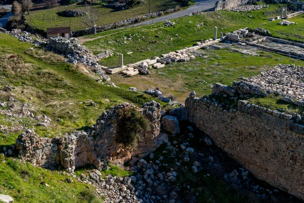 Fethiye Mugla Туреччина Січня 2018 Руїни Стародавнього Міста Трос Туреччина — стокове фото