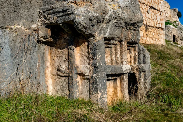 Fethiye Mugla トルコ 2018年1月30日 トルコの古代都市トロス遺跡 — ストック写真