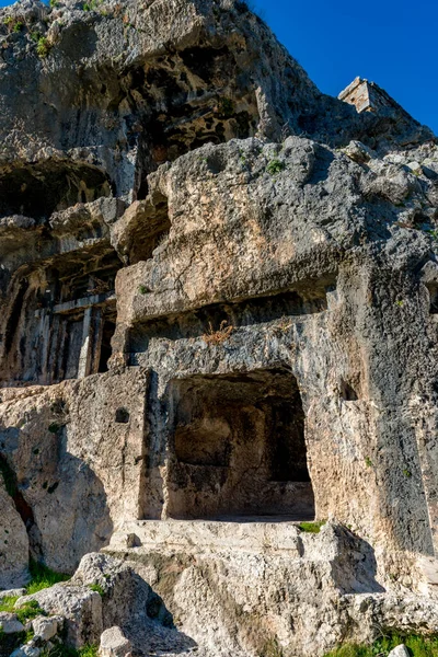 Fethiye Mugla Turkije Januari 2018 Ruïnes Van Tlos Ancient City — Stockfoto