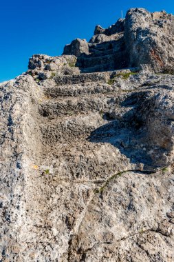 Fethiye, Mugla - Türkiye. 30 Ocak 2018. Tlos Antik Kenti, Türkiye 'nin Harabeleri