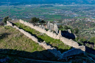 Fethiye, Mugla - Türkiye. 30 Ocak 2018. Tlos Antik Kenti, Türkiye 'nin Harabeleri