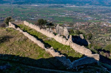 Fethiye, Mugla - Türkiye. 30 Ocak 2018. Tlos Antik Kenti, Türkiye 'nin Harabeleri