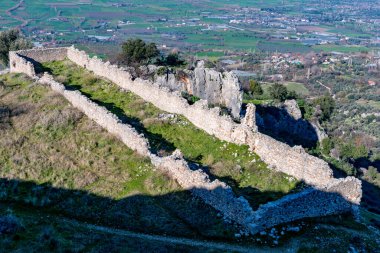 Fethiye, Mugla - Türkiye. 30 Ocak 2018. Tlos Antik Kenti, Türkiye 'nin Harabeleri