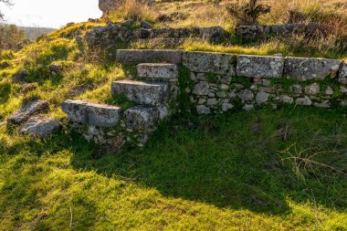 Fethiye, Mugla - Türkiye. 30 Ocak 2018. Tlos Antik Kenti, Türkiye 'nin Harabeleri