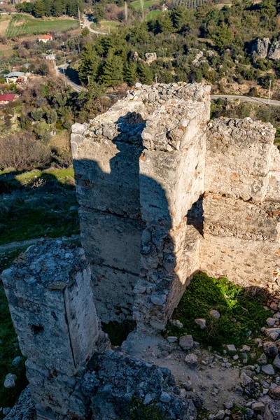 Fethiye Mugla Turquía Enero 2018 Las Ruinas Antigua Ciudad Tlos — Foto de Stock