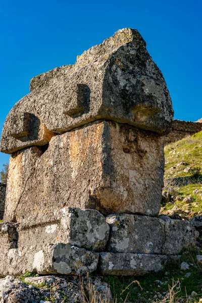 Fethiye Mugla Turquía Enero 2018 Las Ruinas Antigua Ciudad Tlos —  Fotos de Stock