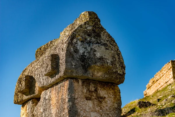 Fethiye Mugla Turquia Janeiro 2018 Ruínas Cidade Antiga Tlos Turquia — Fotografia de Stock