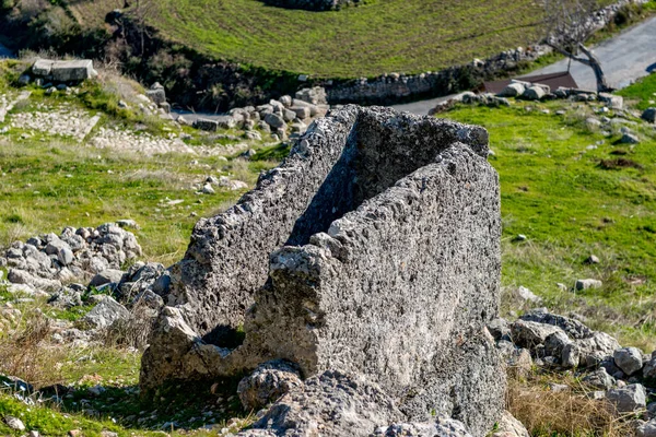 Fethiye Mugla Turquie Janvier 2018 Les Ruines Ville Antique Tlos — Photo