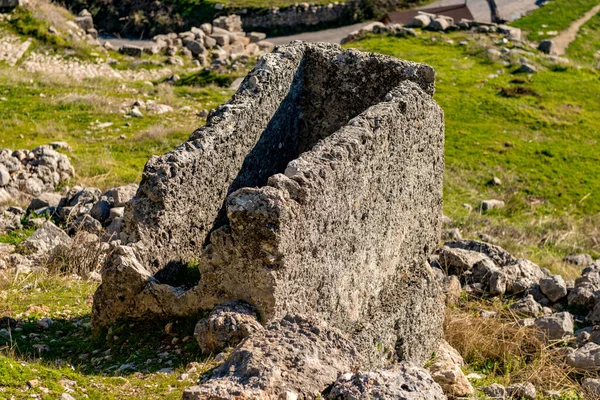 Fethiye Mugla Turkiet Januari 2018 Ruinerna Tlos Ancient City Turkiet — Stockfoto