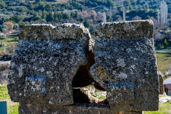 Fethiye Mugla Turkey January 2018 Ruins Tlos Ancient City Turkey — Stock Photo, Image