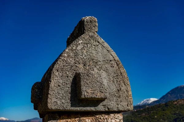 Fethiye Mugla Türkiye Ocak 2018 Tlos Antik Kenti Türkiye Nin — Stok fotoğraf