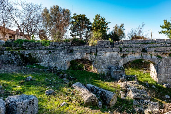 Fethiye Mugla Türkei Januar 2018 Die Ruinen Der Antiken Stadt — Stockfoto