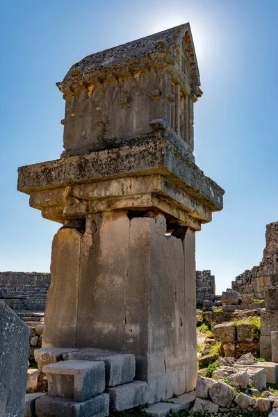 Kas Antalya Turkije Januari 2018 Oude Stad Xanthos Letoon Xantos — Stockfoto