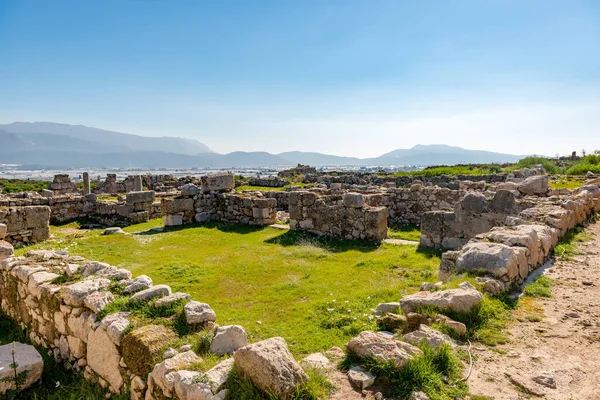 Kas, Antalya - Turkey. January 30, 2018. The ancient city of Xanthos - Letoon (Xantos, Xhantos, Xanths) in Kas, Antalya - Turkey.Became famous by the heroic deeds of its people - not once they burned