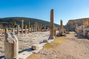 Kas, Antalya - Türkiye. 30 Ocak 2018. Antalya, Kas 'taki Patara Antik Kenti MÖ V yüzyılda kuruldu ve kısa sürede Lycia' nın en büyük limanı haline geldi..