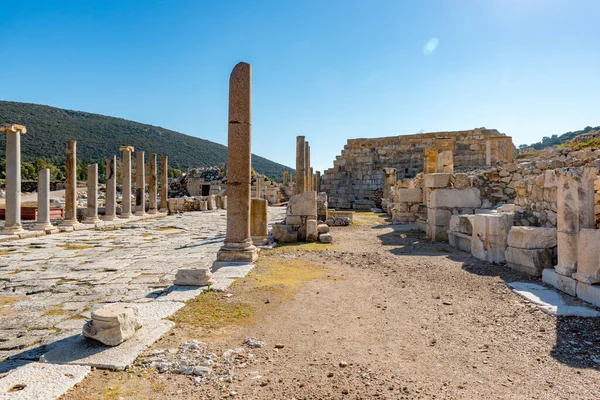 Kas, Antalya - Türkiye. 30 Ocak 2018. Antalya, Kas 'taki Patara Antik Kenti MÖ V yüzyılda kuruldu ve kısa sürede Lycia' nın en büyük limanı haline geldi..