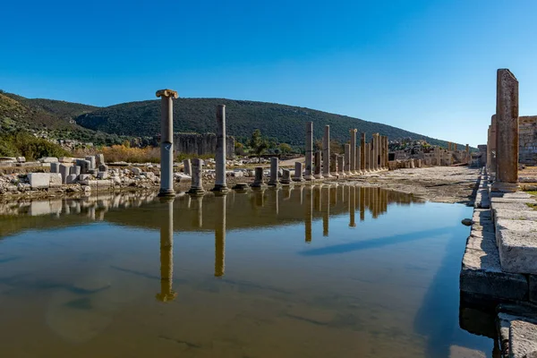 Kas Antalya Turcja Stycznia 2018 Patara Starożytne Miasto Kas Antalya — Zdjęcie stockowe