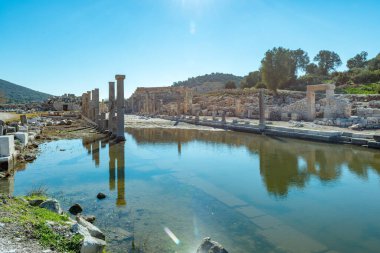 Kas, Antalya - Türkiye. 30 Ocak 2018. Antalya 'nın Kas kentindeki Patara Antik Kenti - Türkiye.