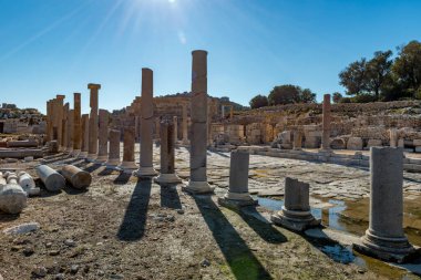 Kas, Antalya - Türkiye. 30 Ocak 2018. Antalya 'nın Kas kentindeki Patara Antik Kenti - Türkiye.