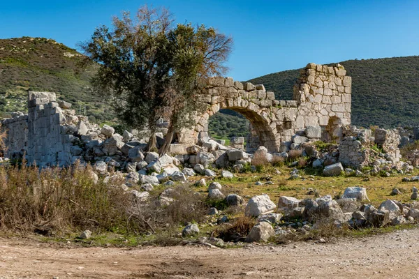 Kas Antalya Turkije Januari 2018 Oude Stad Patara Kas Antalya — Stockfoto