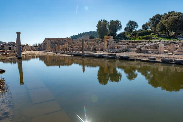 Kas Antalya Turcja Stycznia 2018 Starożytne Miasto Patara Kas Antalya — Zdjęcie stockowe