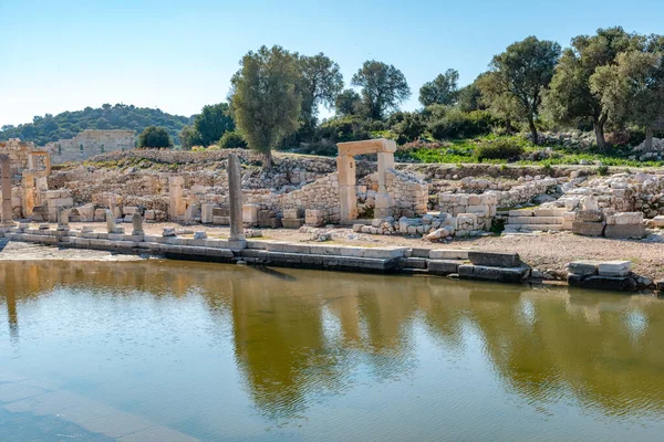 Kas Antalya Turquia Janeiro 2018 Cidade Antiga Patara Kas Antalya — Fotografia de Stock