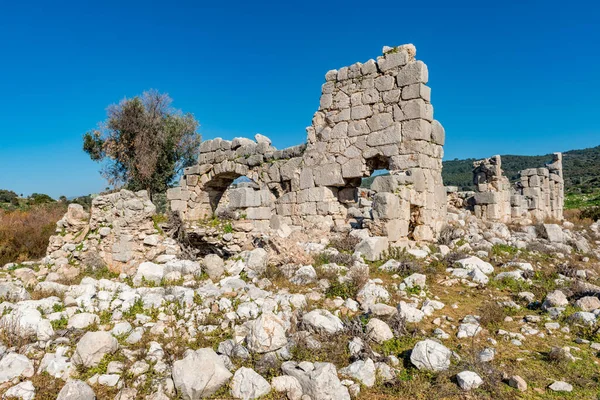 Kas Antalya Turkije Januari 2018 Oude Stad Patara Kas Antalya — Stockfoto