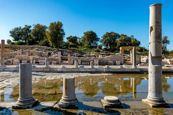 Kas Antalya Turkiet Januari 2018 Pataras Antika Stad Kas Antalya — Stockfoto