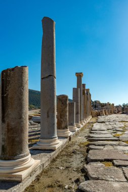 Kas, Antalya - Türkiye. 30 Ocak 2018. Antalya 'nın Kas kentindeki Patara Antik Kenti - Türkiye.