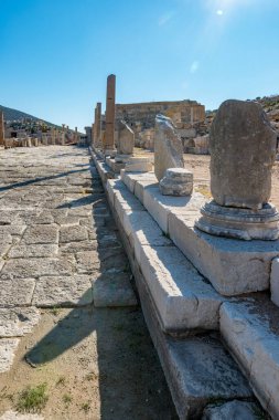 Kas, Antalya - Türkiye. 30 Ocak 2018. Antalya 'nın Kas kentindeki Patara Antik Kenti - Türkiye.