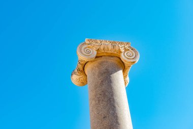 Kas, Antalya - Türkiye. 30 Ocak 2018. Antalya, Kas 'taki Patara Antik Kenti MÖ V yüzyılda kuruldu ve kısa sürede Lycia' nın en büyük limanı haline geldi..