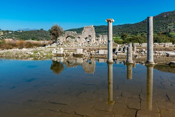 Kas Antalya Turcja Stycznia 2018 Starożytne Miasto Patara Kas Antalya — Zdjęcie stockowe