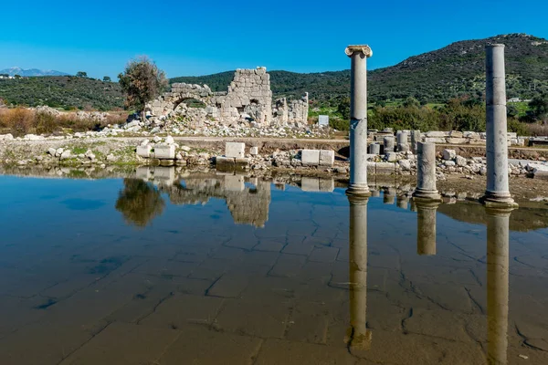 Kas Antalya Turquia Janeiro 2018 Cidade Antiga Patara Kas Antalya — Fotografia de Stock