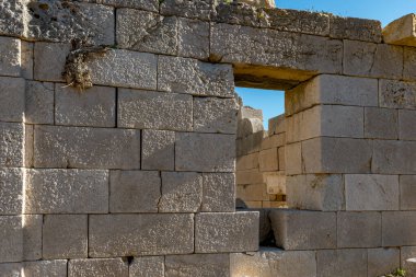 Kas, Antalya - Türkiye. 30 Ocak 2018. Antalya, Kas 'taki Patara Antik Kenti MÖ V yüzyılda kuruldu ve kısa sürede Lycia' nın en büyük limanı haline geldi..