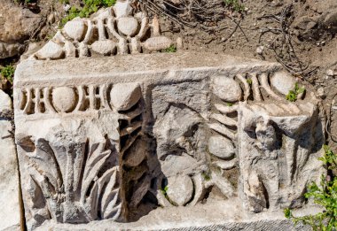 Kas, Antalya - Türkiye. 30 Ocak 2018. Antalya, Kas 'taki Patara Antik Kenti MÖ V yüzyılda kuruldu ve kısa sürede Lycia' nın en büyük limanı haline geldi..