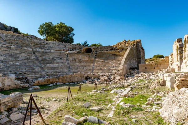 Kas Antalya Türkei Januar 2018 Die Antike Stadt Patara Kas — Stockfoto