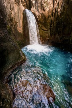 Alanya, Antalya, Türkiye. Şubat 01, 2018. Sapadere Kanyonu Kış Saati Alanya, Antalya - Türkiye.