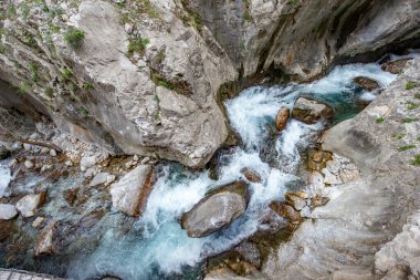 Alanya, Antalya, Türkiye. Şubat 01, 2018. Sapadere Kanyonu Kış Saati Alanya, Antalya - Türkiye.