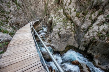 Alanya, Antalya, Türkiye. Şubat 01, 2018. Sapadere Kanyonu Kış Saati Alanya, Antalya - Türkiye.