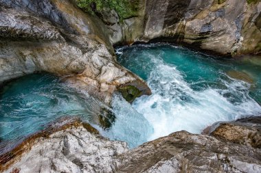 Alanya, Antalya, Türkiye. Şubat 01, 2018. Sapadere Kanyonu Kış Saati Alanya, Antalya - Türkiye.