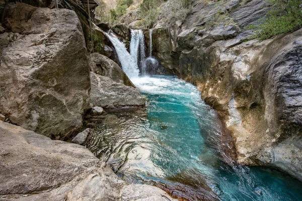 Alanya, Antalya, Türkiye. Şubat 01, 2018. Sapadere Kanyonu Kış Saati Alanya, Antalya - Türkiye.
