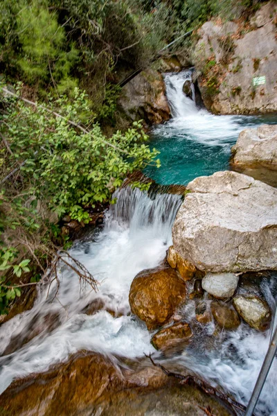 Alanya Antalya Türkiye Şubat 2018 Sapadere Kanyonu Kış Saati Alanya — Stok fotoğraf